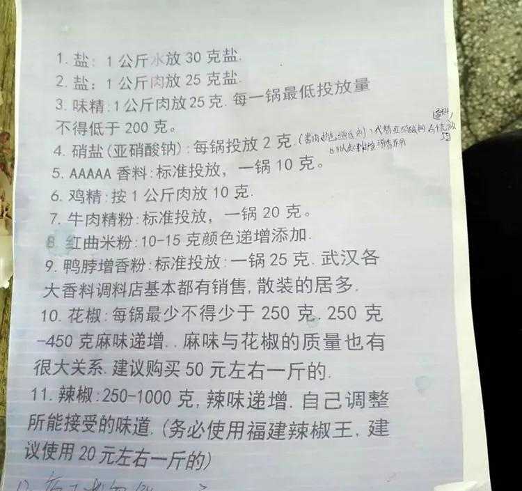 鸭系列卤水全套配方资料笔记，这21页纸花了6000元值吗？