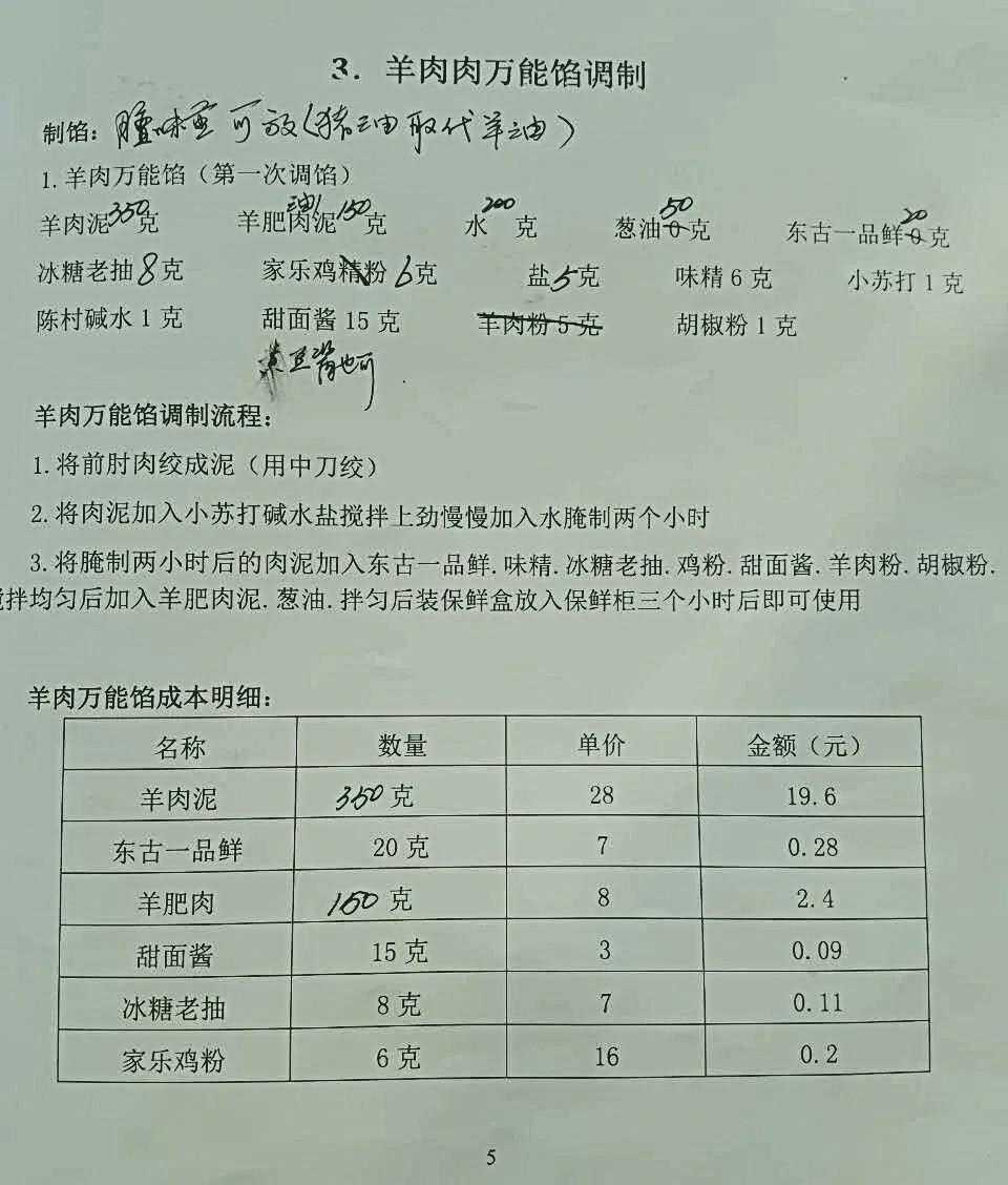 花了4000多元从培训行业学到的秘制饺子馅料配方，值得收藏